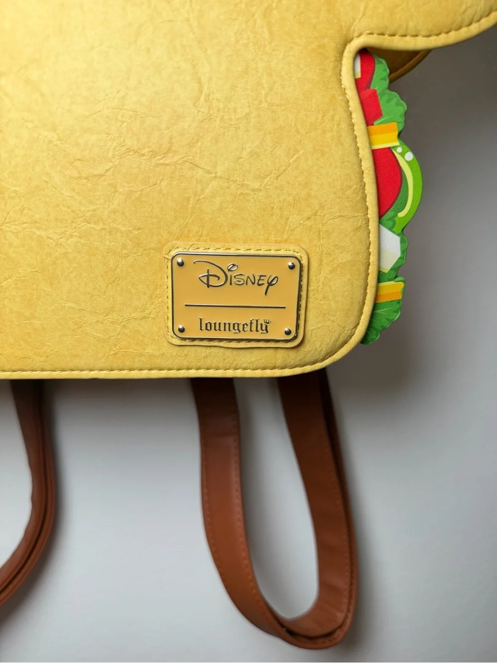 Loungefly Yellow Mickey Taco Backpack